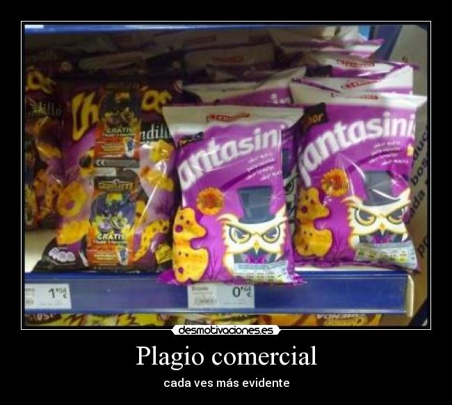 Plagio comercial - cada ves más evidente