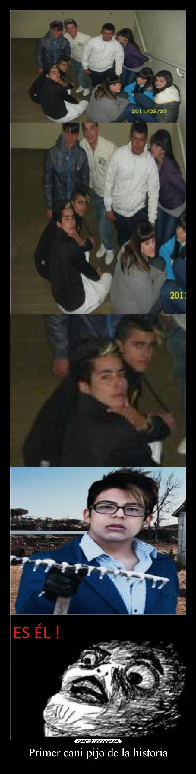 Primer cani pijo de la historia - 