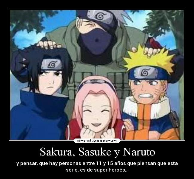 Sakura, Sasuke y Naruto - 