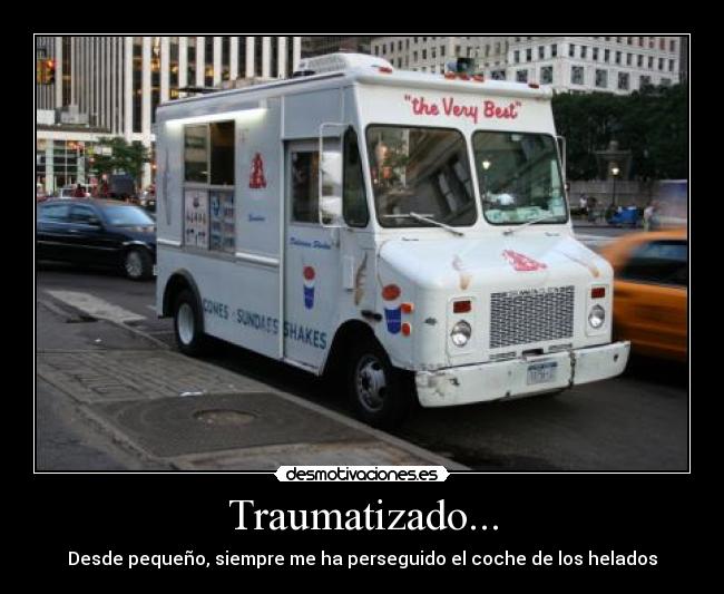 carteles helado camion traumatizado motiva desmotiva desmotivaciones
