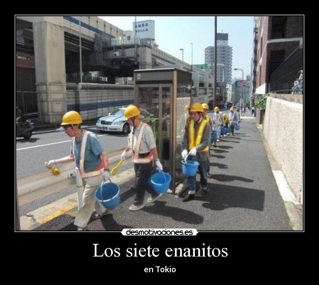 Los siete enanitos - en Tokio
