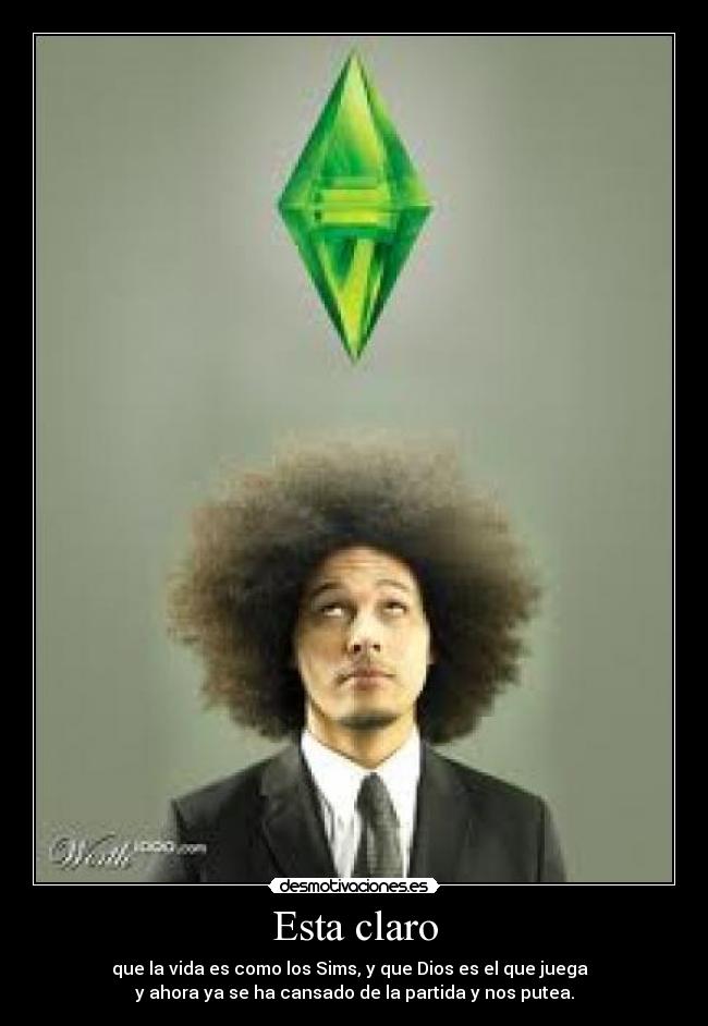 carteles los sims desmotivaciones
