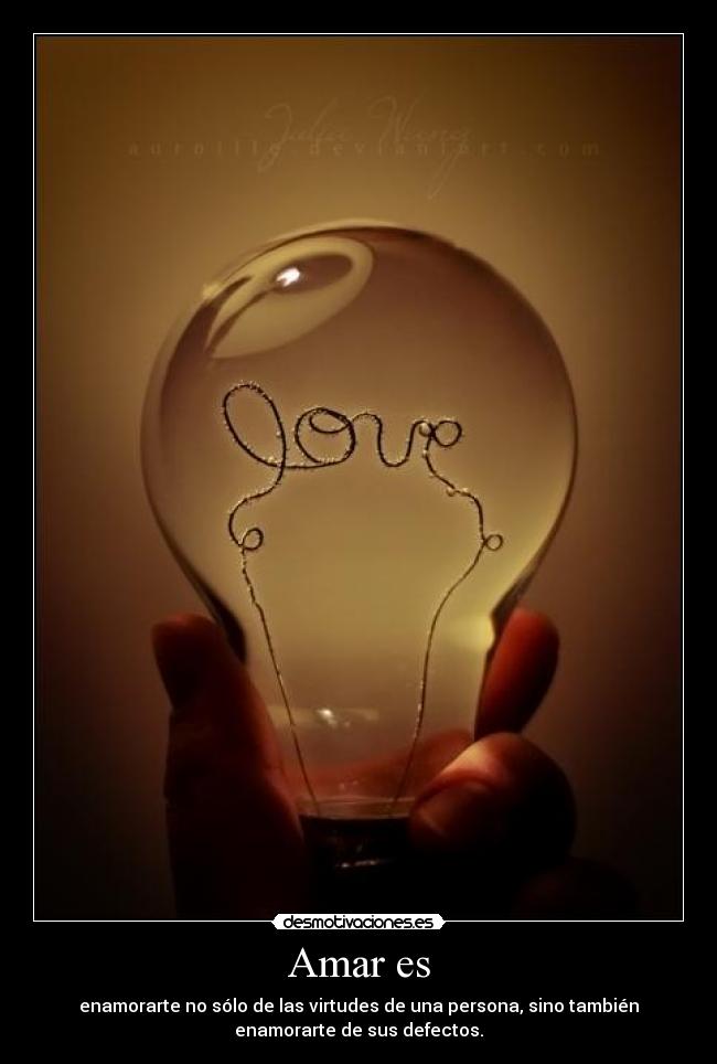 Amar es -