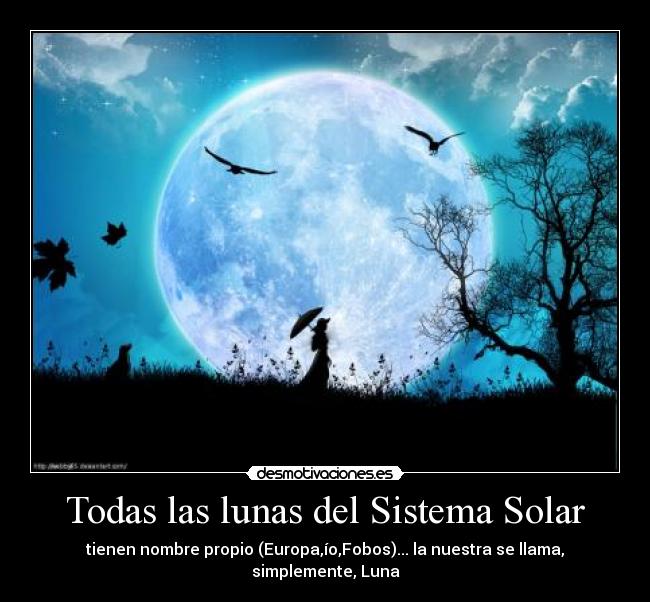 Todas las lunas del Sistema Solar - 