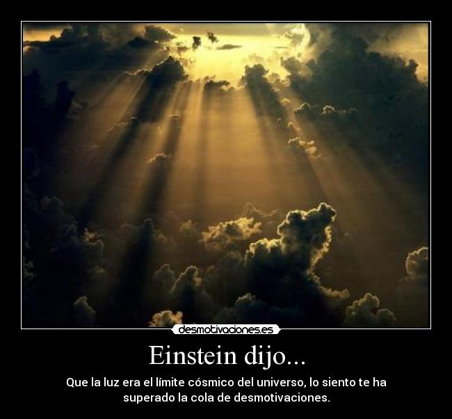 Einstein dijo... -