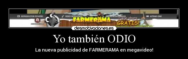 Yo también ODIO - 