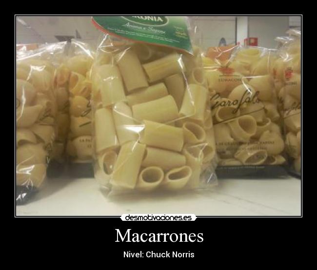 Macarrones -