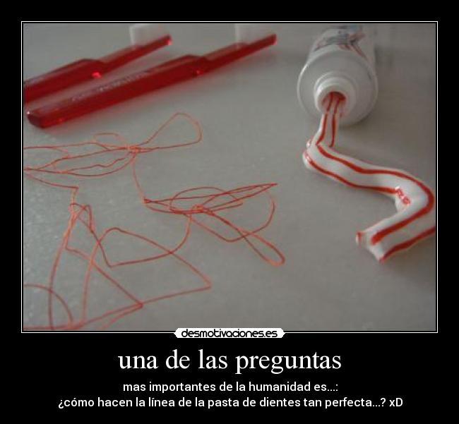 una de las preguntas -