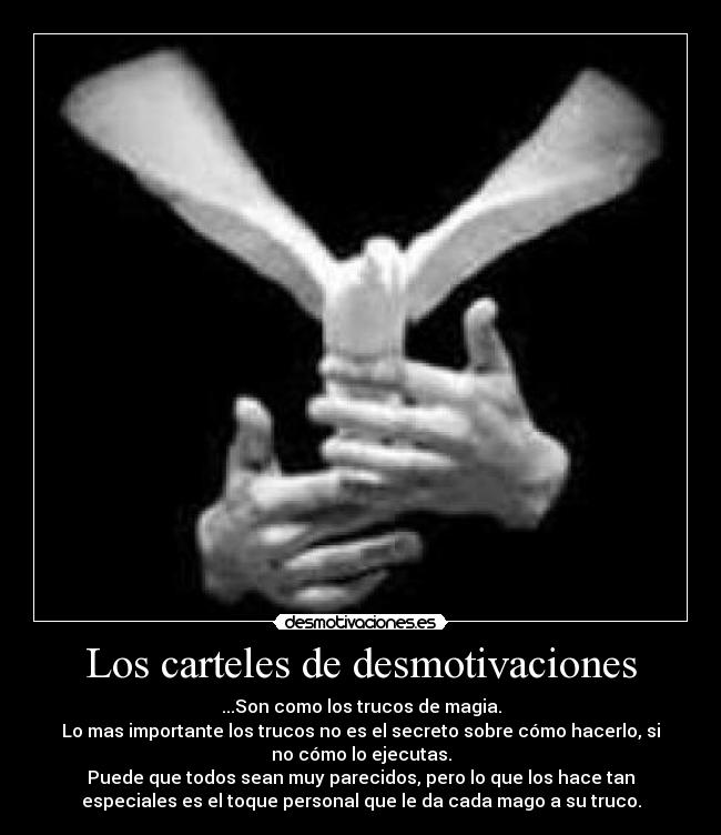 Los carteles de desmotivaciones -