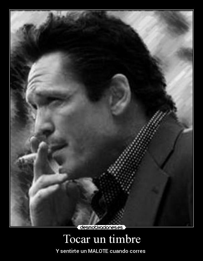 Tocar un timbre - Y sentirte un MALOTE cuando corres