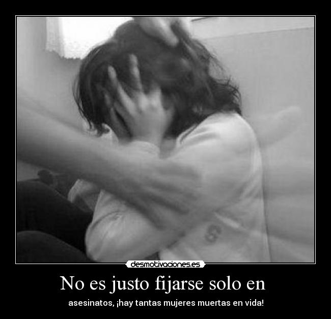 No es justo fijarse solo en -