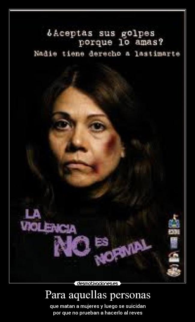 Para aquellas personas - 