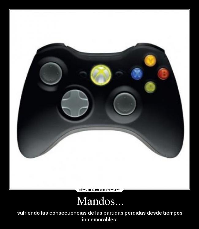 Mandos... - sufriendo las consecuencias de las partidas perdidas desde tiempos inmemorables