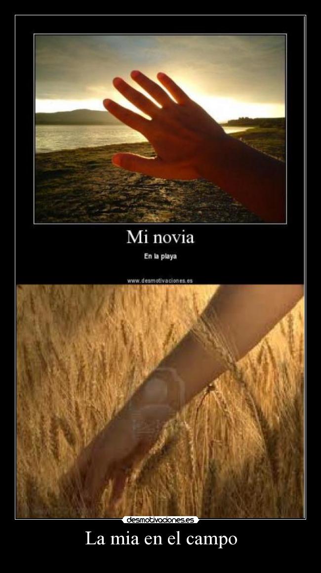 La mia en el campo -