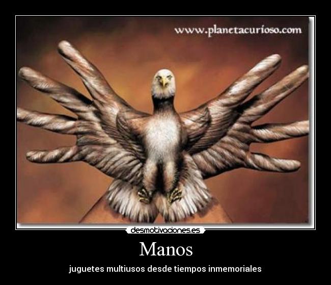 carteles manos que crecen contigo desmotivaciones