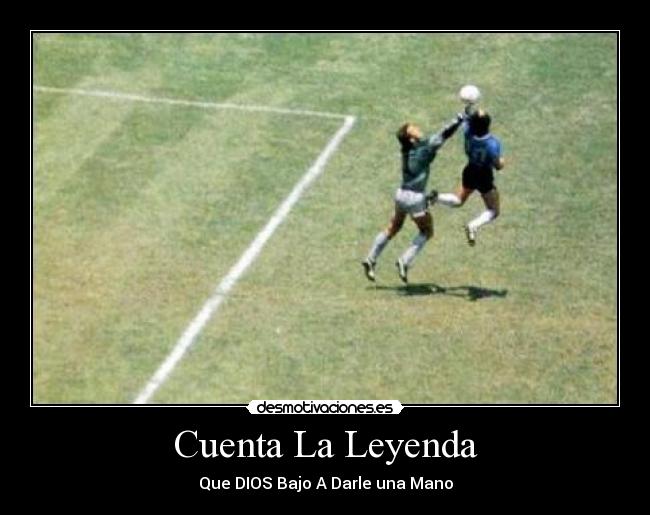 Cuenta La Leyenda - Que DIOS Bajo A Darle una Mano