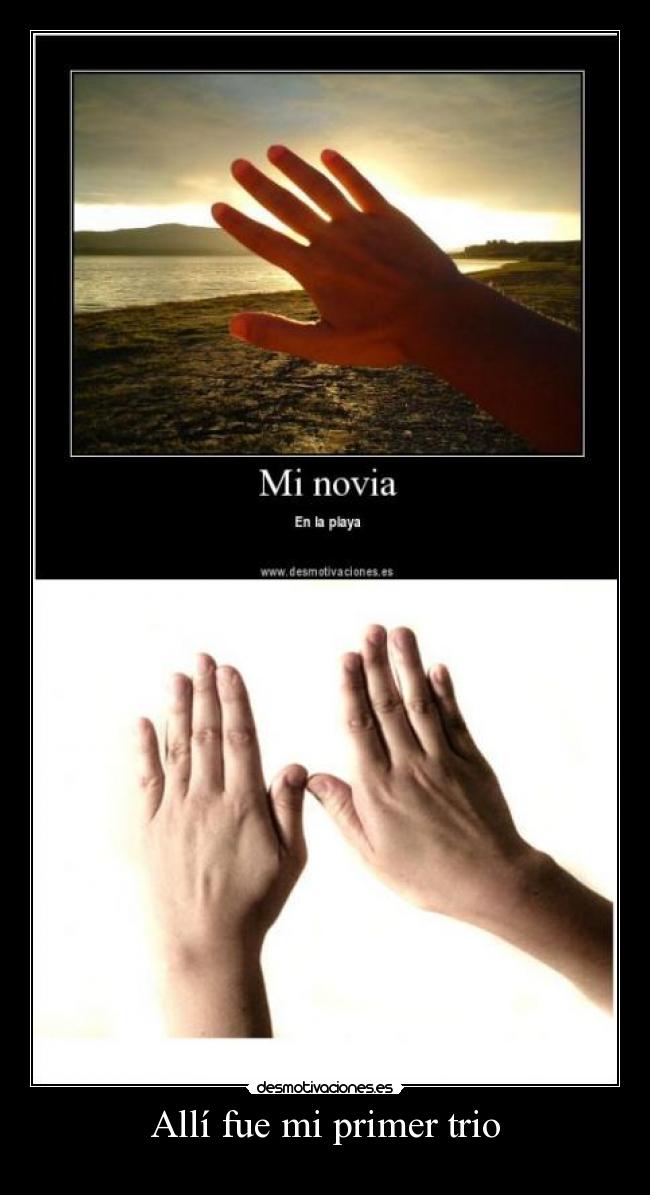 Allí fue mi primer trio - 