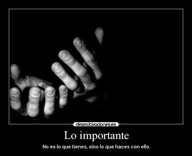 Lo importante - 