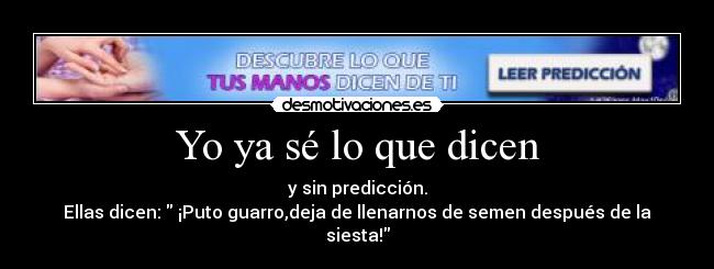 carteles pajas manos semen desmotivaciones