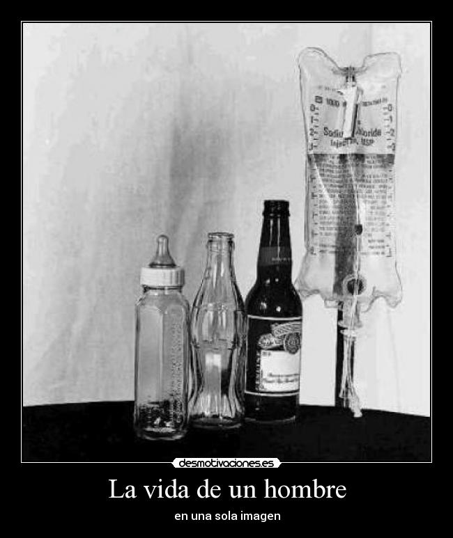 La vida de un hombre - en una sola imagen