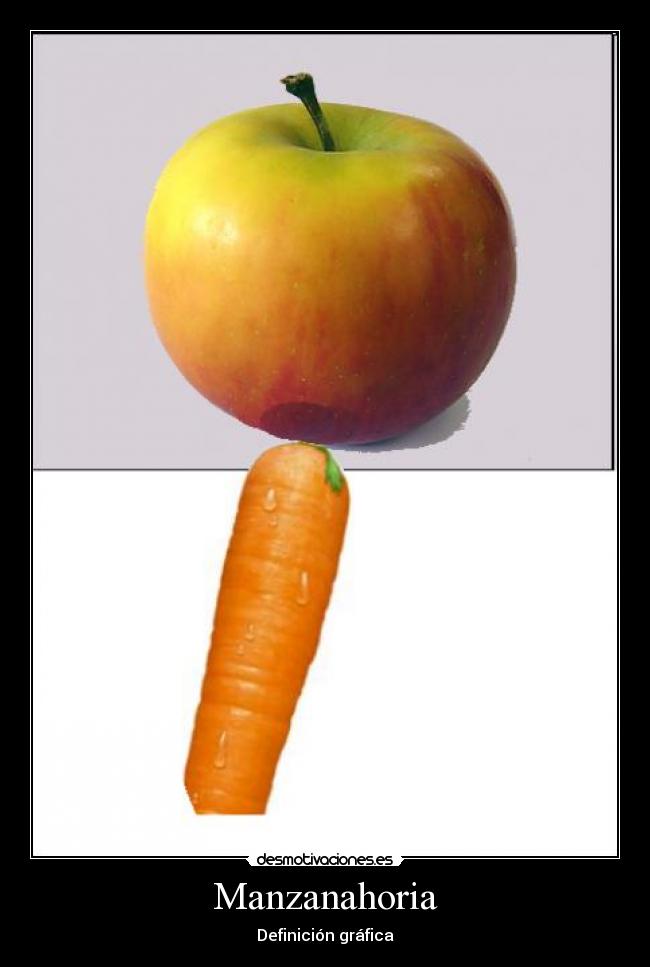 Manzanahoria - Definición gráfica