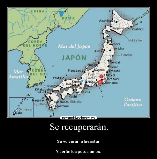 Se recuperarán. -
Se volverán a levantar.
Y serán los putos amos.
