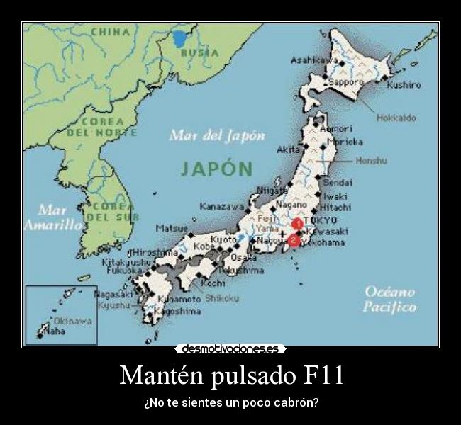 Mantén pulsado F11 -