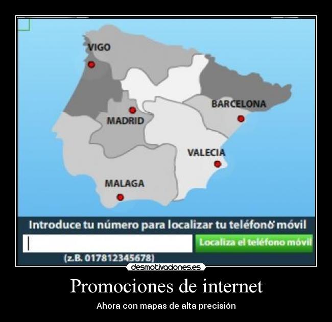 Promociones de internet - Ahora con mapas de alta precisión