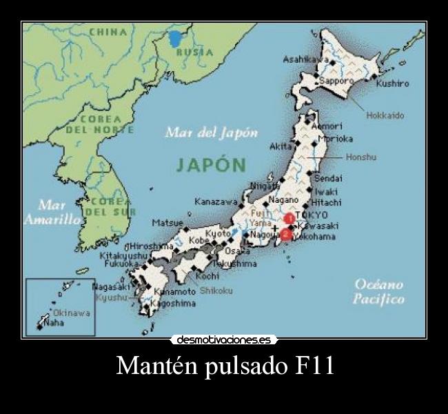 Mantén pulsado F11 -