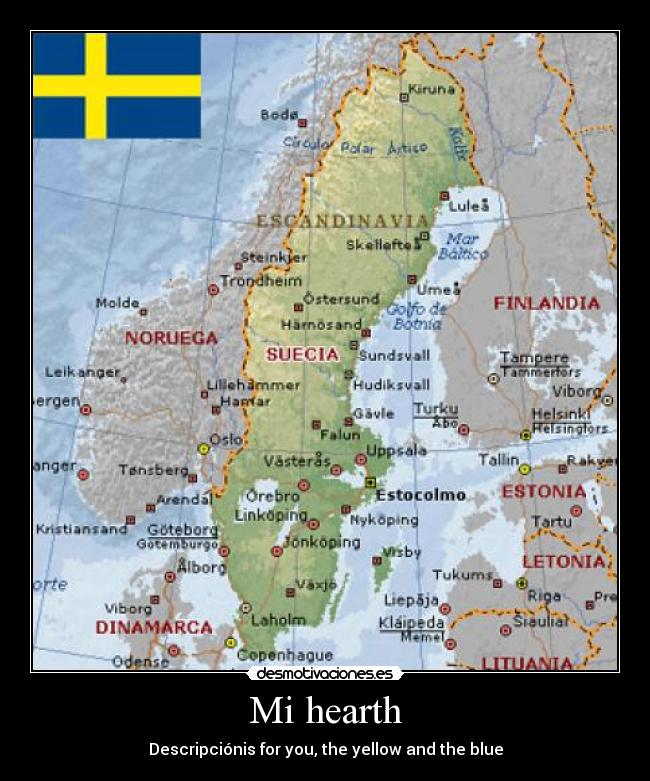 Mi hearth - Descripciónis for you, the yellow and the blue