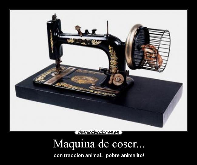 Maquina de coser... -