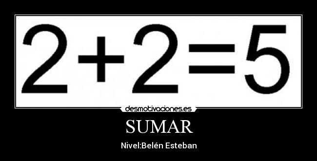 SUMAR - Nivel:Belén Esteban