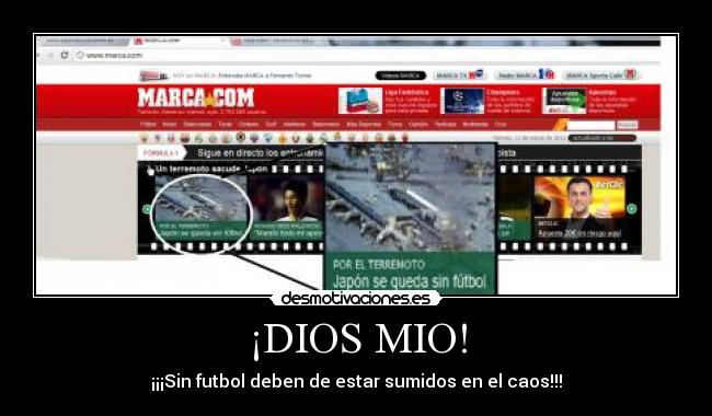 ¡DIOS MIO! -