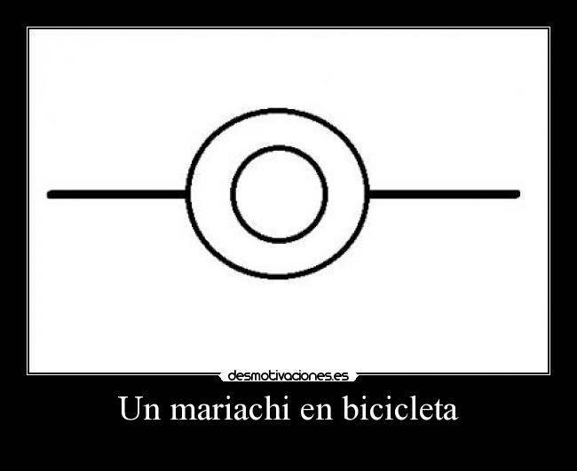 Un mariachi en bicicleta -