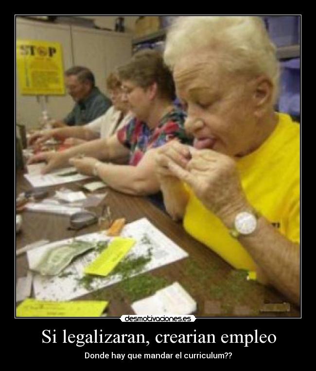 Si legalizaran, crearian empleo - 