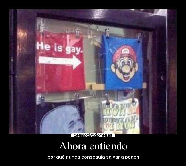 Ahora entiendo - por qué nunca conseguía salvar a peach