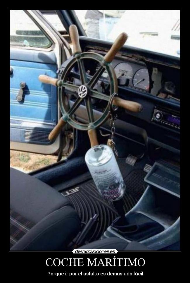 COCHE MARÍTIMO - Porque ir por el asfalto es demasiado fácil