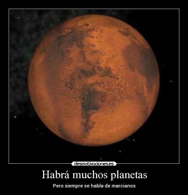 Habrá muchos planetas - 