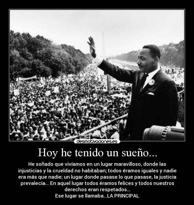 Hoy he tenido un sueño... -