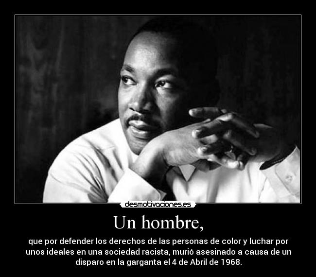 Un hombre, -