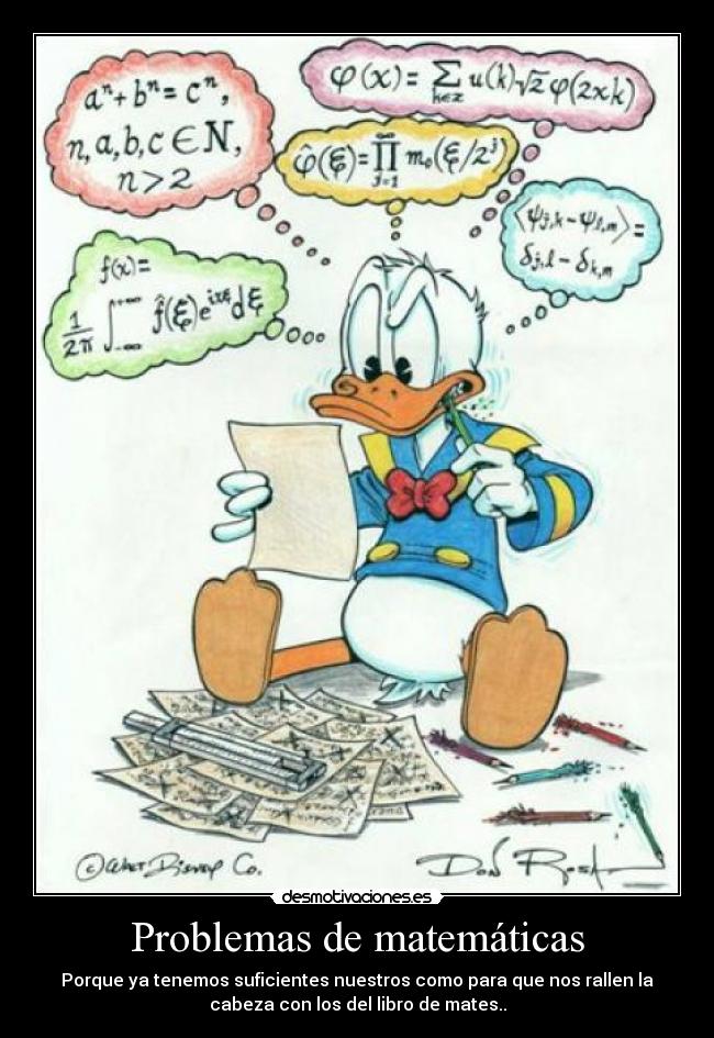 Problemas de matemáticas -