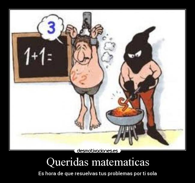 Queridas matematicas -