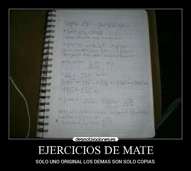 EJERCICIOS DE MATE - 