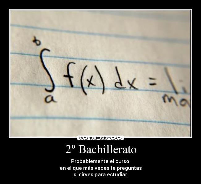 2º Bachillerato -