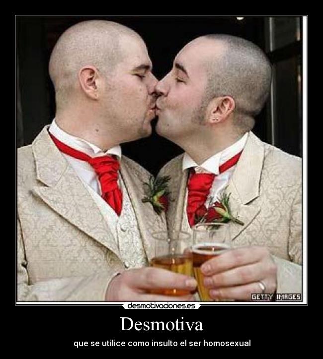 Desmotiva - que se utilice como insulto el ser homosexual