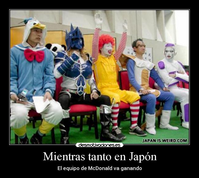 Mientras tanto en Japón - El equipo de McDonald va ganando