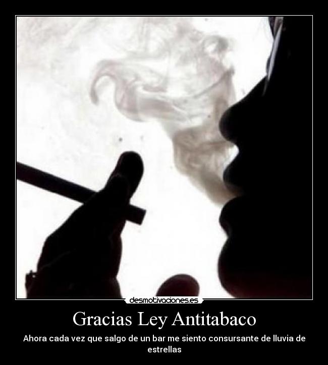 Gracias Ley Antitabaco -