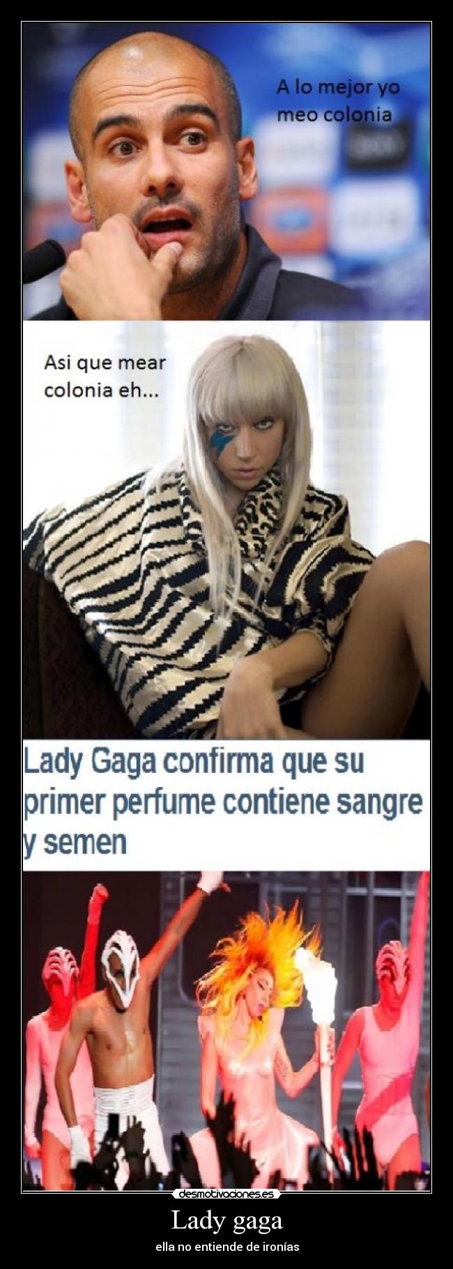 Lady gaga - ella no entiende de ironías