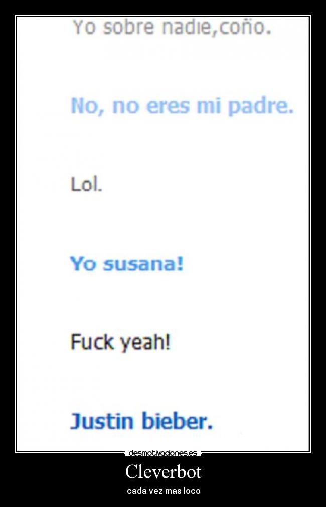 Cleverbot - cada vez mas loco