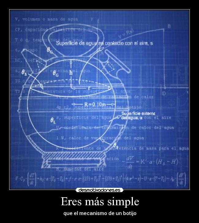 Eres más simple -